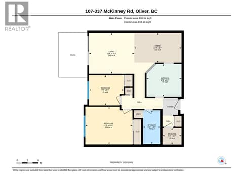 Floor plan at 337 MCKINNEY Road Unit# 107, Oliver