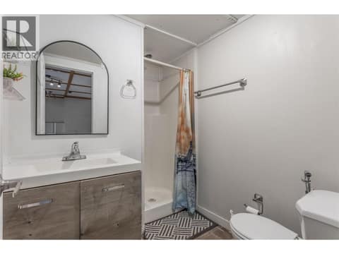 Basement Suite Full Bathroom at 3448 Old Okanagan Highway, Westbank Centre, West Kelowna