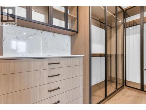 Custom designer closet at 3300 Lakeshore Road Unit# PH1406, Lower Mission, Kelowna