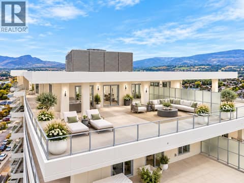 Virtually staged at 3300 Lakeshore Road Unit# PH1406, Lower Mission, Kelowna