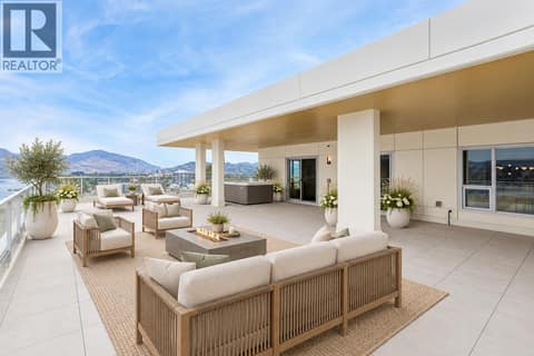Virtually staged at 3300 Lakeshore Road Unit# PH1406, Lower Mission, Kelowna