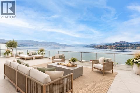 Virtually staged at 3300 Lakeshore Road Unit# PH1406, Lower Mission, Kelowna