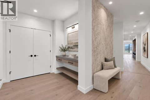 Virtually Staged Foyer at 3300 Lakeshore Road Unit# PH1406, Lower Mission, Kelowna