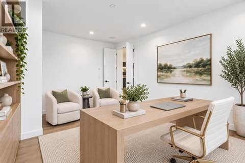 Virtually staged office/den at 3300 Lakeshore Road Unit# PH1406, Lower Mission, Kelowna