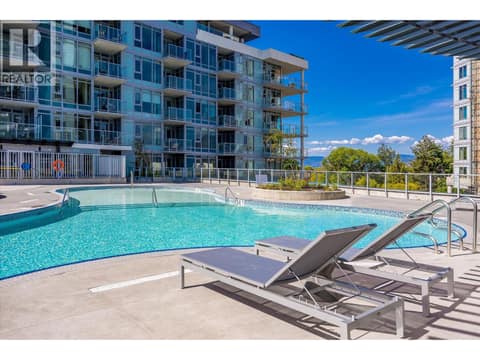 Pool and hot tub area at 3699 Capozzi Road Unit# PH6, Lower Mission, Kelowna