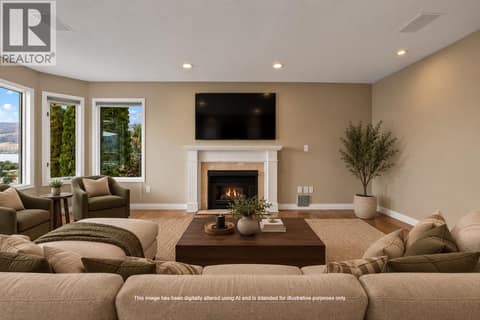 Digitally altered/virtually staged using AI at 657 Royal View Drive, Glenmore, Kelowna