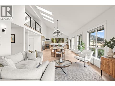 Open Living Area - Amazing Kalamalka Lake Views at 16904 Gatzke Road, Lake Country East / Oyama