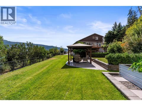 The Fully Fenced Yard at 16904 Gatzke Road, Lake Country East / Oyama