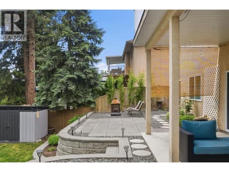 Beautifully Landscaped yard at 2166 Shannon Woods Way, Shannon Lake, West Kelowna