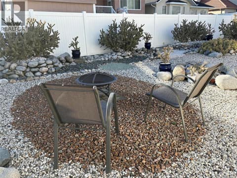 Backyard at 6940 Cabernet Place, Oliver