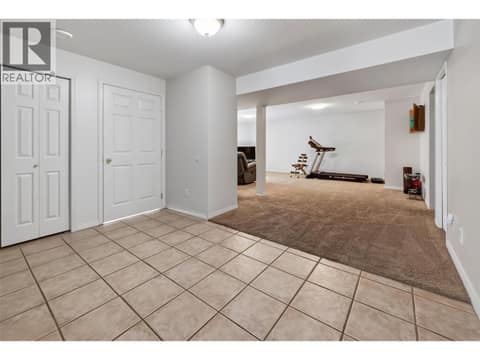 Area from garage to rec room and lower level - can be closed off for in law suite at 1380 Loseth Drive, Black Mountain, Kelowna