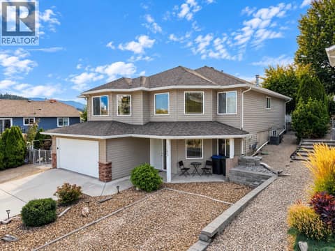 Extra parking on right at 1380 Loseth Drive, Black Mountain, Kelowna