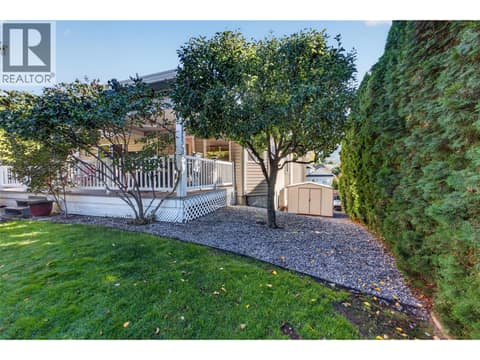 Extra storage space on the side of the house at 1380 Loseth Drive, Black Mountain, Kelowna