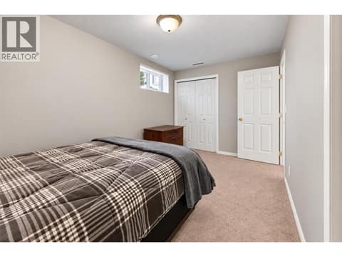 Fifth bedroom lower at 1380 Loseth Drive, Black Mountain, Kelowna