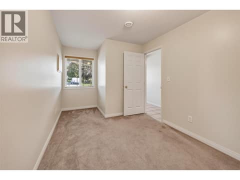 Fourth bedroom lower at 1380 Loseth Drive, Black Mountain, Kelowna