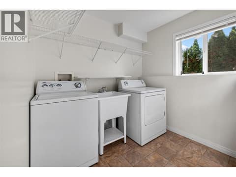 Laundry on lower at 1380 Loseth Drive, Black Mountain, Kelowna