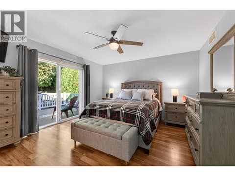 Spacious primary bedroom at 1380 Loseth Drive, Black Mountain, Kelowna