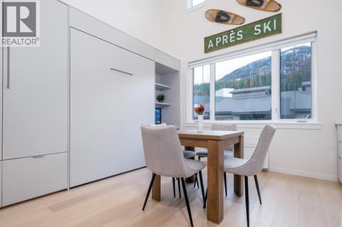 Dining Room / Kitchen at 4280 Red Mountain Road Unit# 405, Rossland