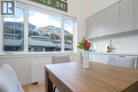 Dining Room / Kitchen Views at 4280 Red Mountain Road Unit# 405, Rossland