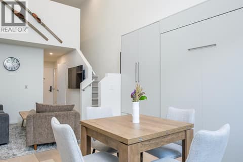 Dining Room / Kitchen at 4280 Red Mountain Road Unit# 405, Rossland