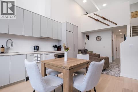 Dining Room / Kitchen at 4280 Red Mountain Road Unit# 405, Rossland