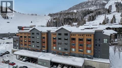 Exterior of The Crescent at 4280 Red Mountain Road Unit# 405, Rossland