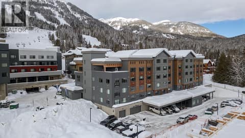 Exterior of The Crescent at 4280 Red Mountain Road Unit# 405, Rossland