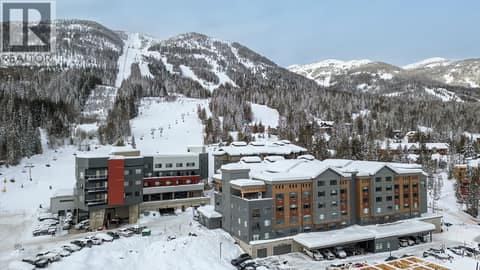Exterior of The Crescent at 4280 Red Mountain Road Unit# 405, Rossland