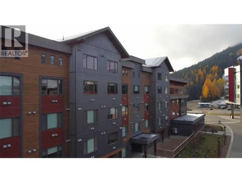 Exterior of The Crescent at 4280 Red Mountain Road Unit# 405, Rossland