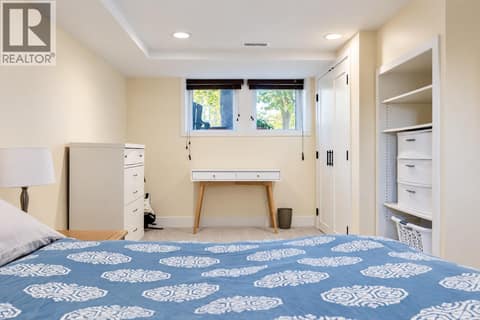 Basement bedroom just off the laundry room. Nice and spacious like all of them! at 2071 Abbott Street, Kelowna South