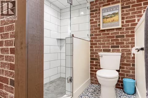 Basement washroom complete with walk-in shower. at 2071 Abbott Street, Kelowna South