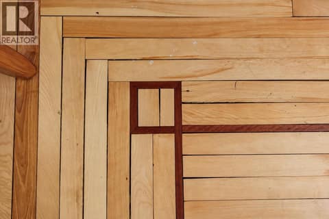 Original Maple flooring all polished up and ready for another 70 years. at 2071 Abbott Street, Kelowna South