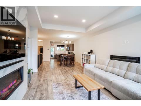 Living room looking towards the dining area and kitchen at 881 Mt.Ida Drive, Middleton Mountain Vernon