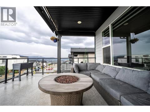 Partially cover front deck / balcony at 881 Mt.Ida Drive, Middleton Mountain Vernon