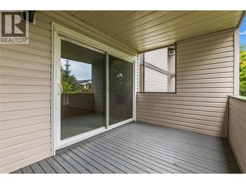 Main Level - Covered Deck with Large Slider at 3000 Richter Street Unit# 6, Kelowna South
