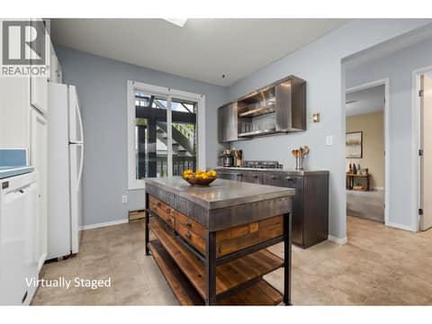 Virtually Staged: Main Level - Kitchen at 3000 Richter Street Unit# 6, Kelowna South