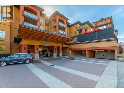 Main entrance at 15 Park Place in Osoyoos. at 15 PARK Place Unit# 209, Osoyoos