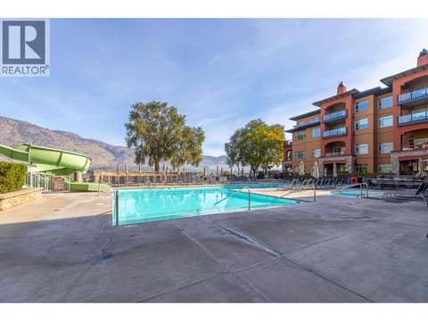 Watermark Beach Resort outdoor swimming pool. at 15 PARK Place Unit# 209, Osoyoos