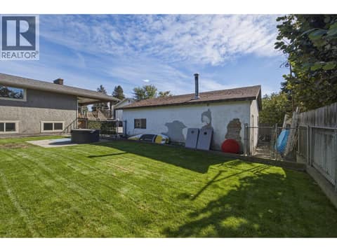 Fully fenced large private backyard. at 620 Ziprick Road, Rutland South, Kelowna