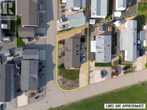 Bird's eye view of property. Lines are approximate. at 12560 Westside Road Unit# 15, Swan Lake West, Vernon