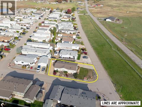 Lines are approximate corner lot. two driveways. at 12560 Westside Road Unit# 15, Swan Lake West, Vernon