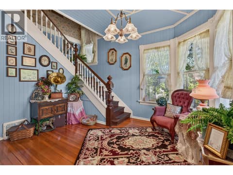 Stairs leading to upstairs bedrooms at 3025 Patterson Street, Armstrong/ Spall.