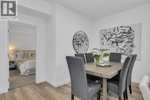 Dining Room. Photos may be of a similar home in the community. at 1057 Frost Road Unit# 301, Upper Mission, Kelowna