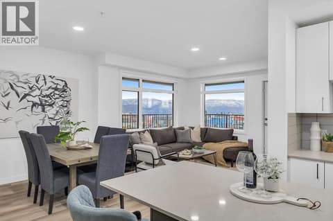 Kitchen, Dining & Living Room. Photos may be of a similar home in the community. at 1057 Frost Road Unit# 301, Upper Mission, Kelowna