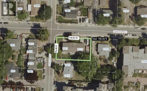 0.20 acre | 8968sqft at 1011-1013 Lawson Avenue, Kelowna North