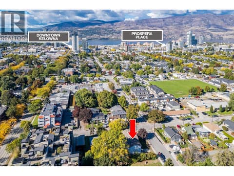 TS1 zoning. Less than 1km to downtown at 1011-1013 Lawson Avenue, Kelowna North