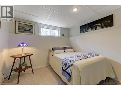 Bedroom 4 at 1296 Kelglen Crescent, Glenmore, Kelowna
