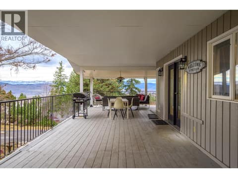 Covered deck of second home at 5221/5241 Hartnell Road, North BX, Vernon