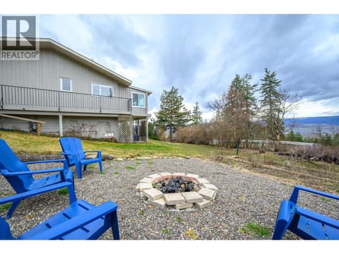 Firepit area for second home at 5221/5241 Hartnell Road, North BX, Vernon