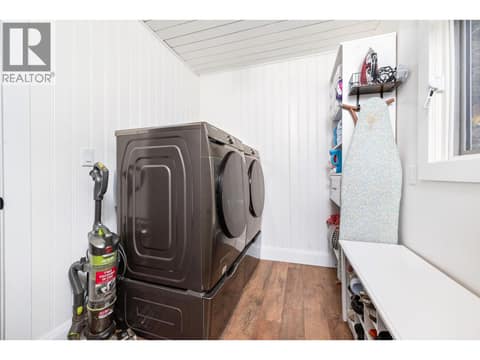 Main floor laundry at 5221/5241 Hartnell Road, North BX, Vernon